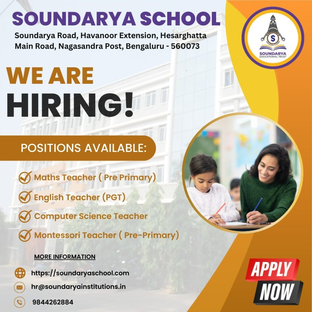 Career – Soundarya School